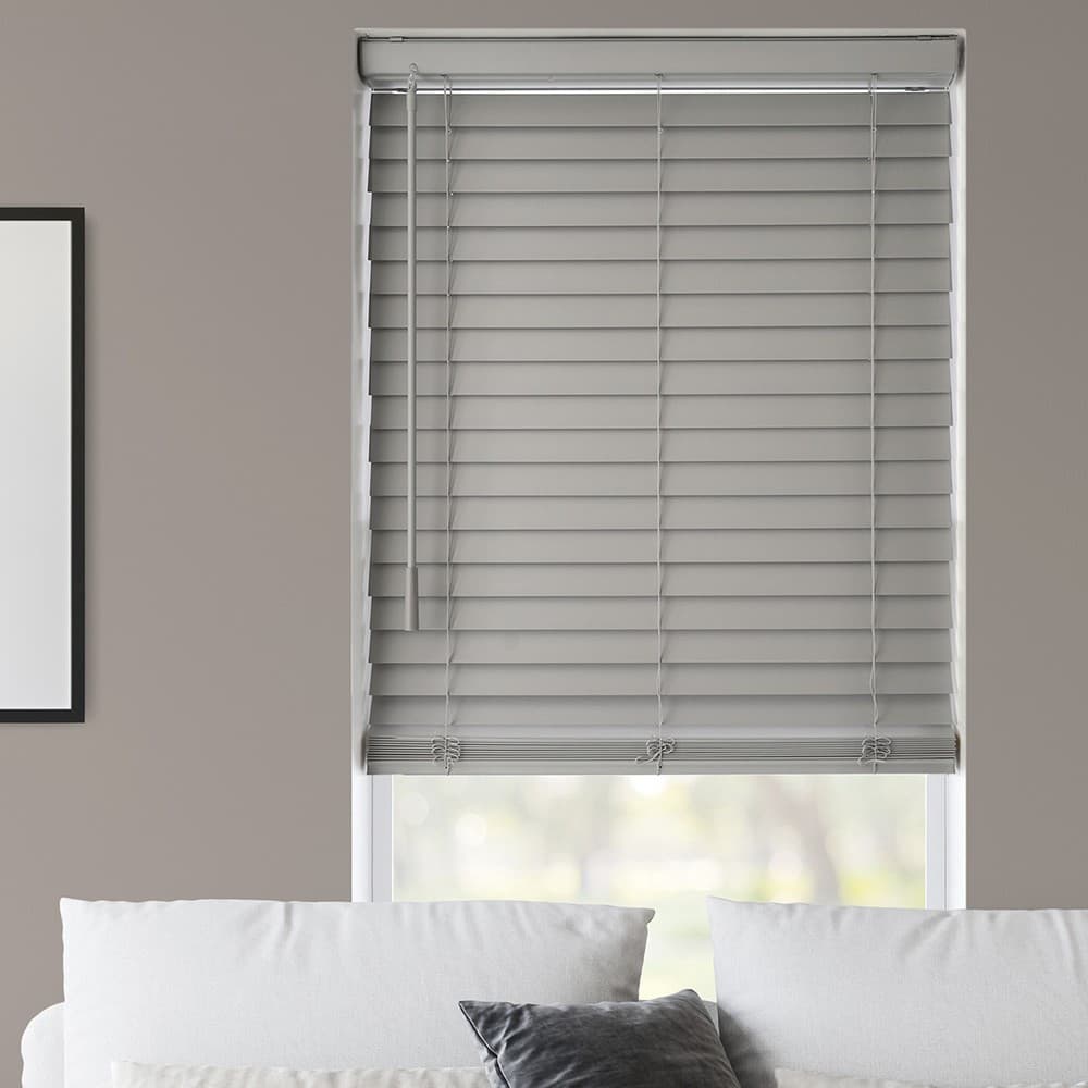 2" Deluxe Cordless Faux Wood Blinds