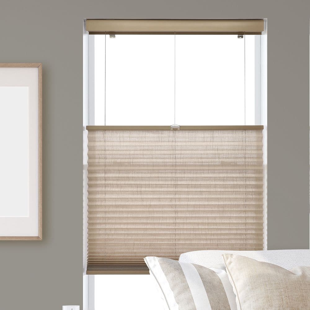 Deluxe Cordless Top Down Bottom Up Pleated Shades 